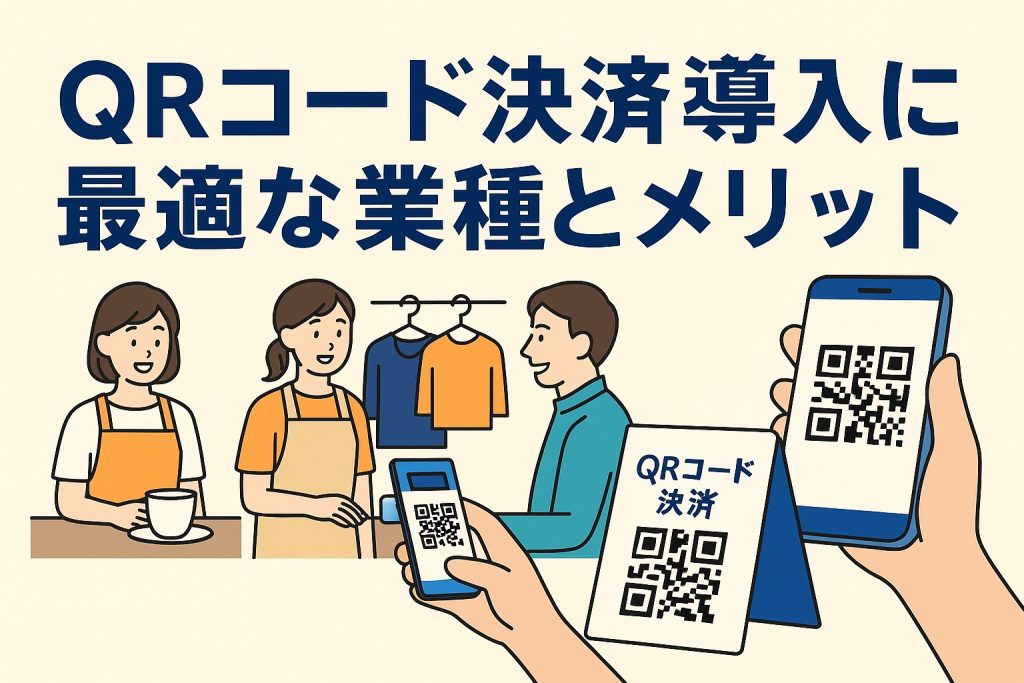 QRコード決済の導入に最適な業種とは!?成功事例から学べるポイント