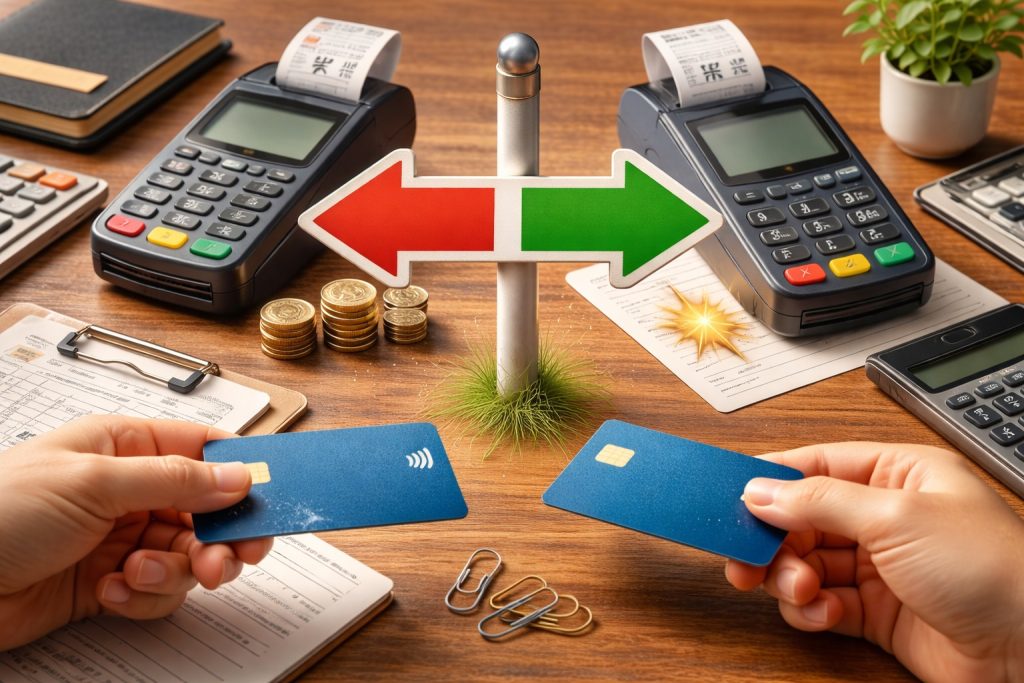 キャッシュレス決済を乗り換えるべきタイミングとは!?手数料・入金条件の再確認をしよう